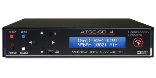 Contemporary Research ATSC-SDI 4i HDTV Tuner with SDI and HDMI outputs - Featuring IP Streaming - Ace