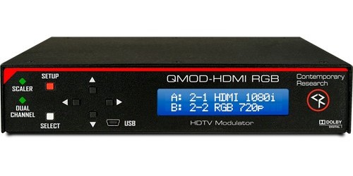 Research QMOD-HDMI RGB HDMI and RGBHV HDTV QAM Modulator with Scaling - Contemporary